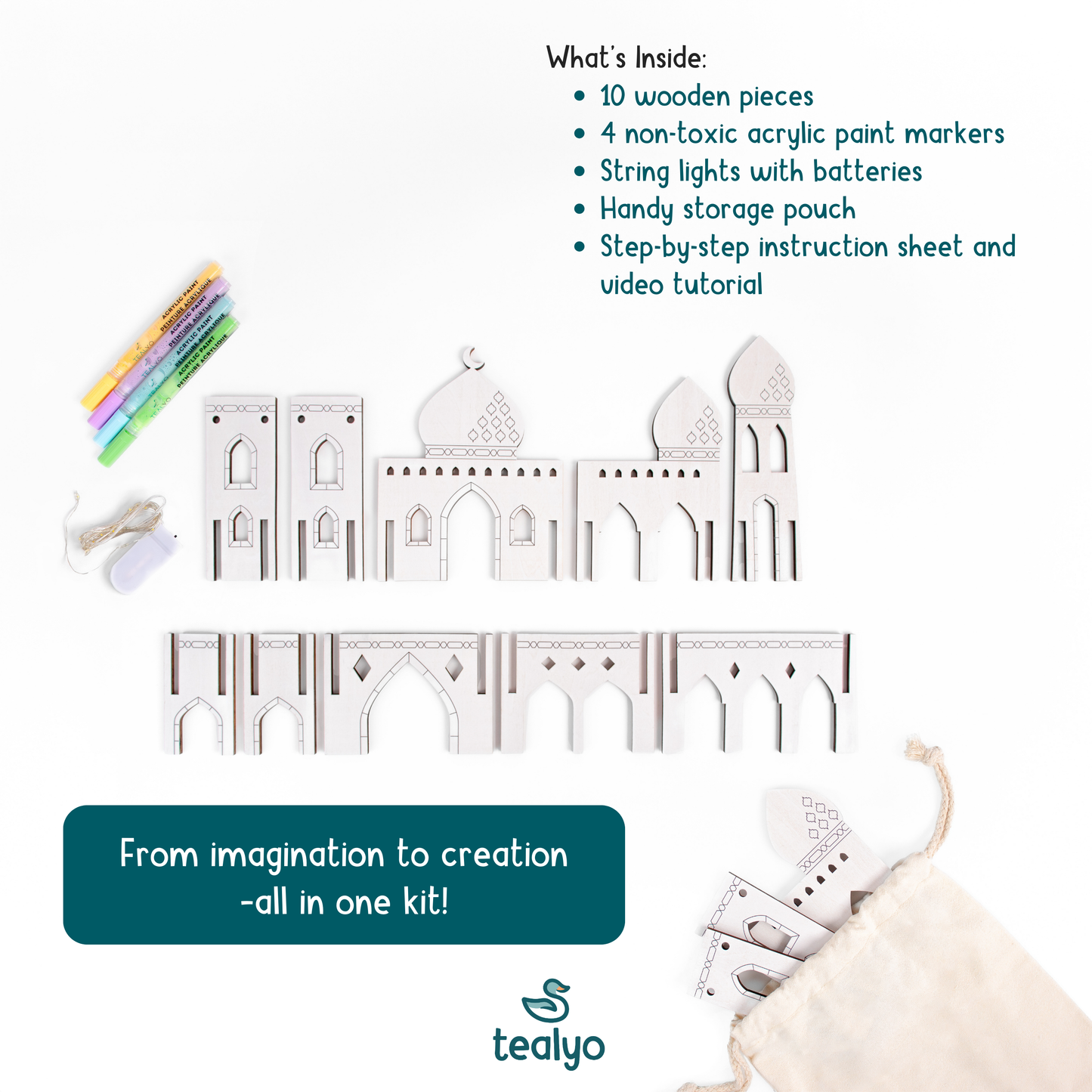 Wooden Masjid Kit -  مسجد خشبي