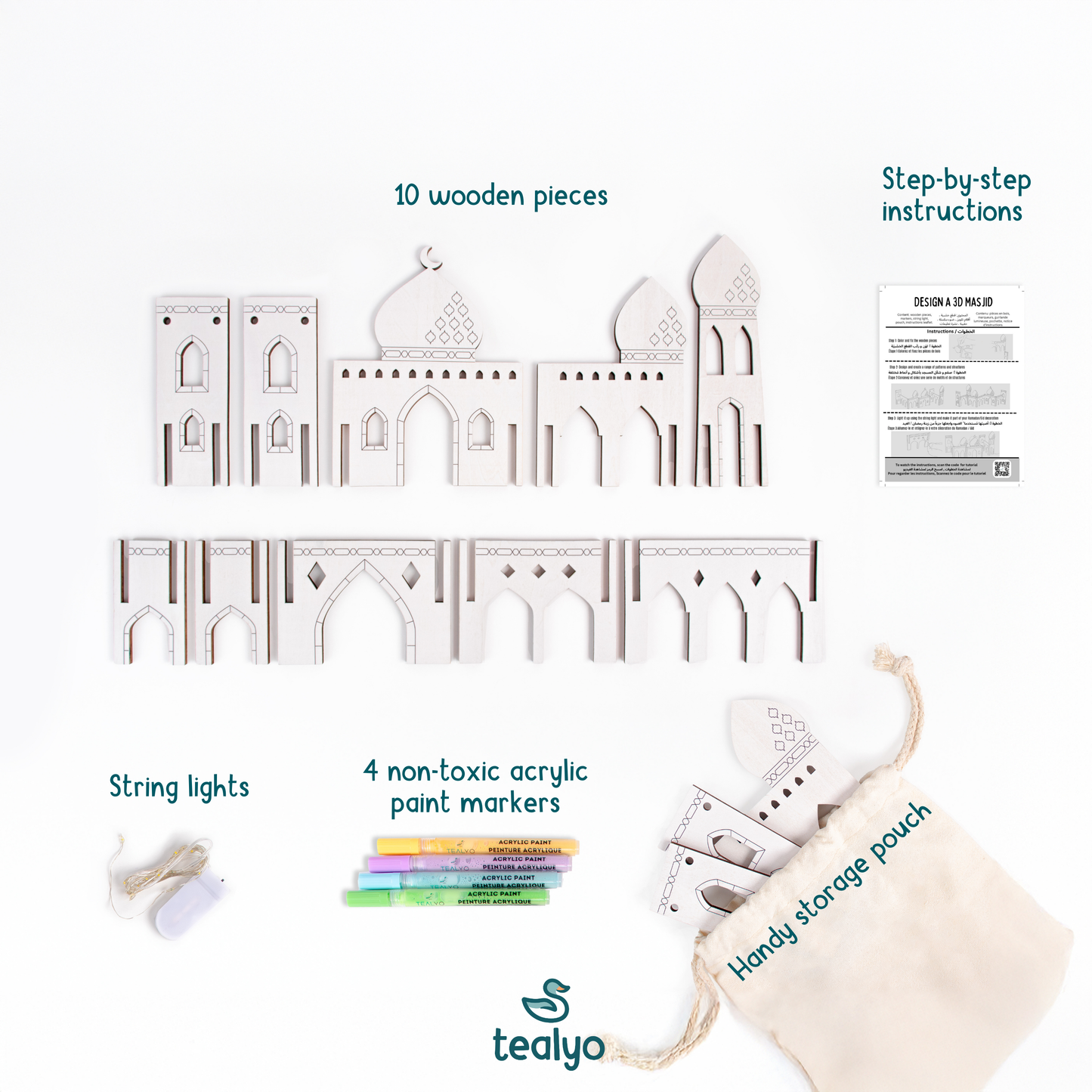 Wooden Masjid Kit -  مسجد خشبي