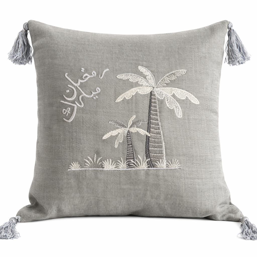 Ramadan Table & Sofa Set – Runner + 2 Decorative Pillows