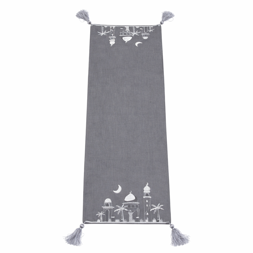 Ramadan Table & Sofa Set – Runner + 2 Decorative Pillows